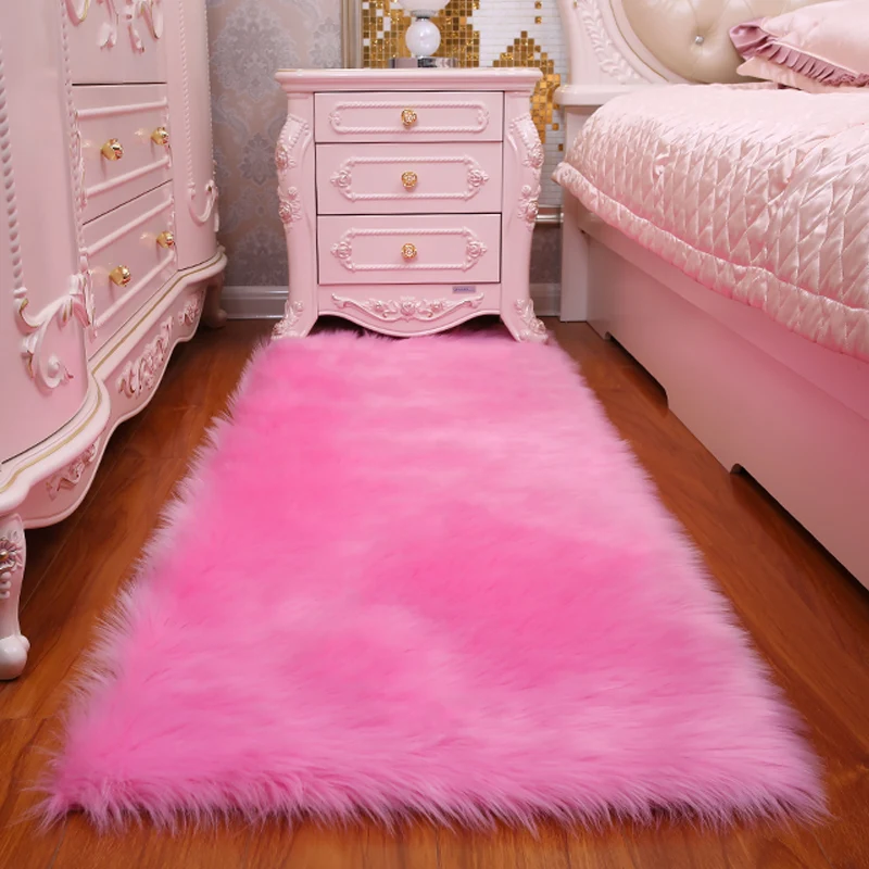 Solid Fluffy Soft Shaggy Carpets for Living Room Home Warm Plush Floor Mats Kids Room Faux Fur Area Rug Artificial Wool Carpet
Solid Fluffy Soft Shaggy Carpets for Living Room Home Warm Plush Floor Mats Kids Room Faux Fur Area Rug Artificial Wool Carpet