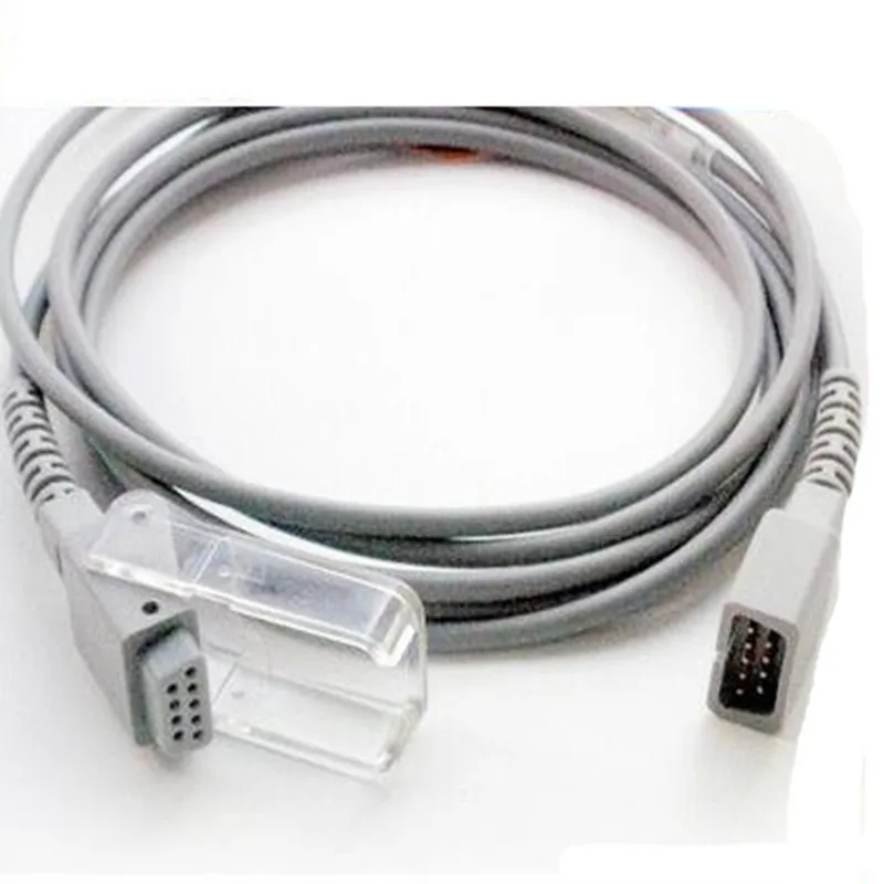 Бесплатная доставка совместим с Nellcor DB9 Pin к Spo2 удлинитель кабель адаптера из ТПУ 2