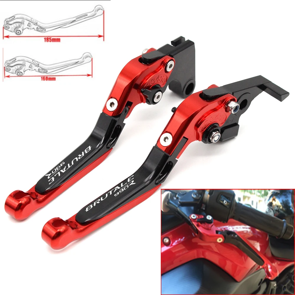Motorcycle CNC Adjustable Foldable brake Clutch Levers for MV Agusta Brutale 990R 990 R 2010-2012 with Logo(Brutale 990R)
Motorcycle CNC Adjustable Foldable brake Clutch Levers for MV Agusta Brutale 990R 990 R 2010-2012 with Logo(Brutale 990R)