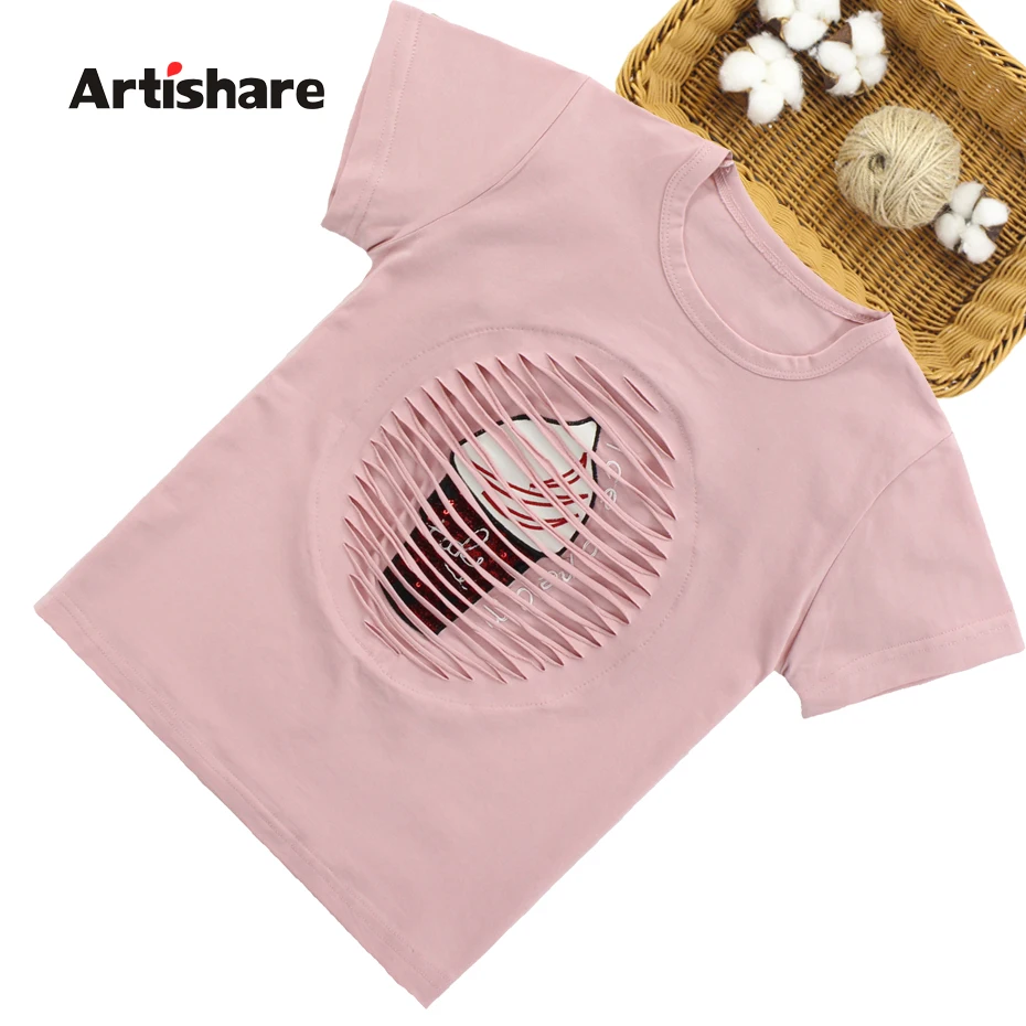Фото Artishare/футболка для девочек футболка с героями мультфильмов - купить