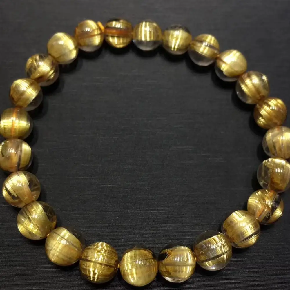 7mm Natural Brazil Gold Rutilated Quartz Bracelet For Women Men Wealth Love Crystal Round Beads Gemstone Stretch Strands AAAAA
7mm Natural Brazil Gold Rutilated Quartz Bracelet For Women Men Wealth Love Crystal Round Beads Gemstone Stretch Strands AAAAA