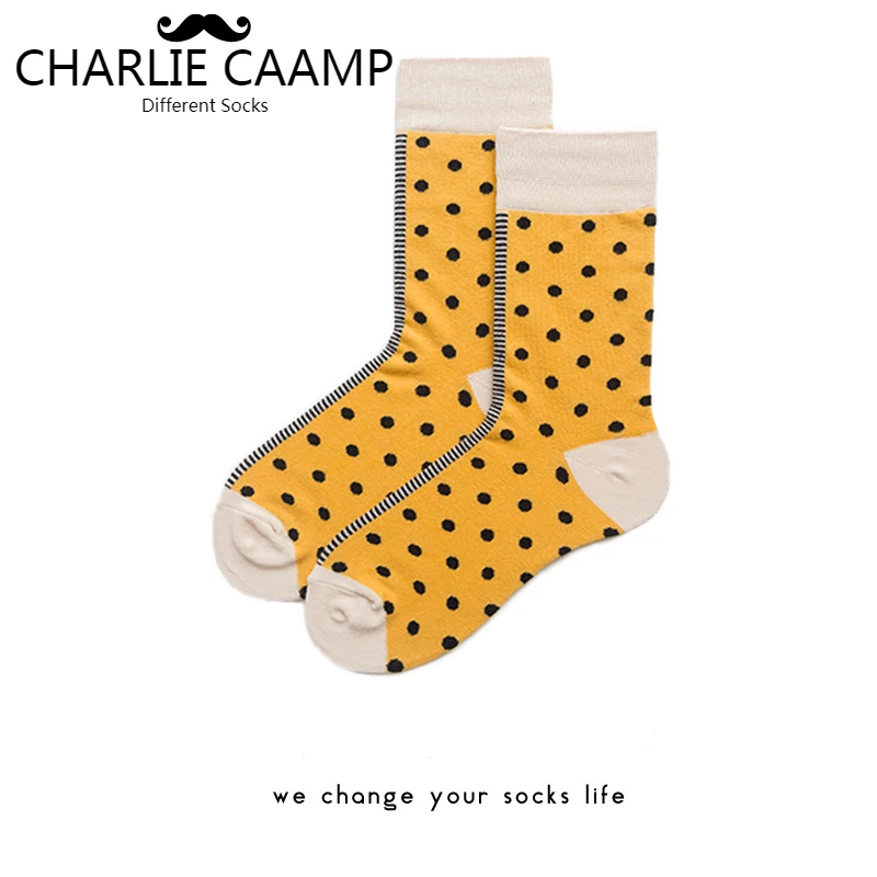 CHARLIE CAAMP All Seasons Pure Cotton Wave Spot Color Lovers And Men And Women Unique Personality In The Artistic Tube SocksA901
CHARLIE CAAMP All Seasons Pure Cotton Wave Spot Color Lovers And Men And Women Unique Personality In The Artistic Tube SocksA901