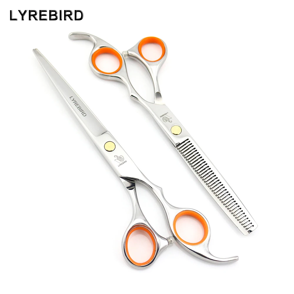 Hair Scissors Cutting 7 INCH + Thinning 6.5 INCH LYREBIRD Silvery Pet Dog Grooming Scissors Golden Screw NEW
Hair Scissors Cutting 7 INCH + Thinning 6.5 INCH LYREBIRD Silvery Pet Dog Grooming Scissors Golden Screw NEW