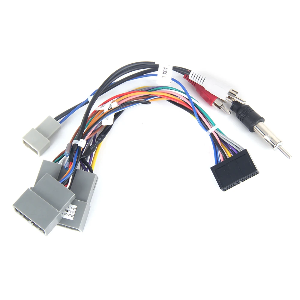 Dasaita DYX018 DYX043 Car CD Audio Wiring Harness Adapter with Radio Antenna Adapter AUX Cable for Honda CRV 2006-2011 SWC Plug
Dasaita DYX018 DYX043 Car CD Audio Wiring Harness Adapter with Radio Antenna Adapter AUX Cable for Honda CRV 2006-2011 SWC Plug