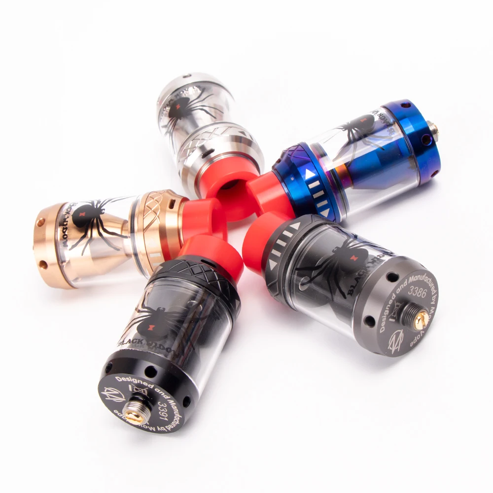 Move Vape Black Widow RTA by New design Atomizer 3.8ml Capacity 25.5mm Diameter with Mech Tank Prebuilt Coils for Vape Mod Vapor
Move Vape Black Widow RTA by New design Atomizer 3.8ml Capacity 25.5mm Diameter with Mech Tank Prebuilt Coils for Vape Mod Vapor