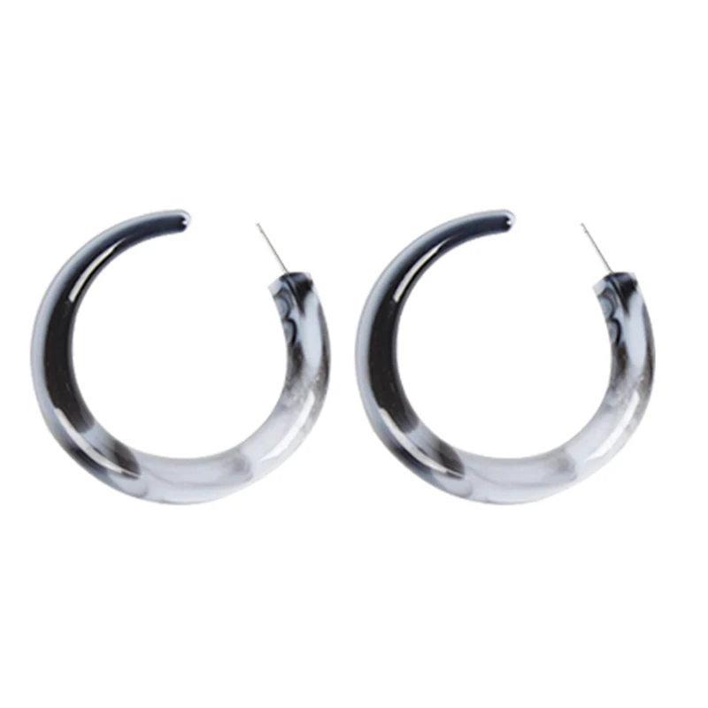 Minimalism Grey Acetic Acid Hoop Earrings For Women Simple Grey Open Oval Geometry Earring Bohemian Jewelry
Minimalism Grey Acetic Acid Hoop Earrings For Women Simple Grey Open Oval Geometry Earring Bohemian Jewelry