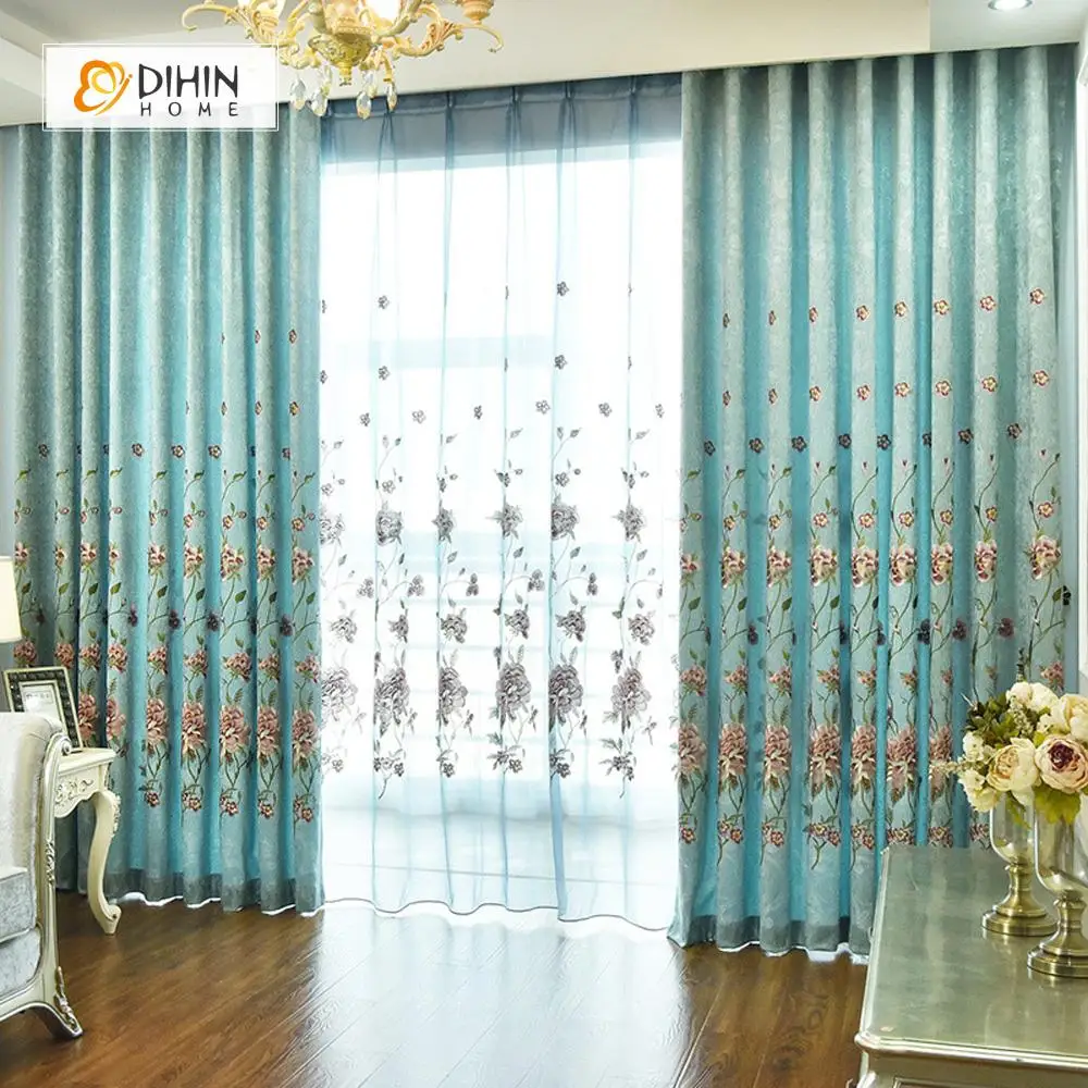 European Luxury Embroidered Window Treatment Blackout Curtains For Living Room Customized 1 Panel
European Luxury Embroidered Window Treatment Blackout Curtains For Living Room Customized 1 Panel