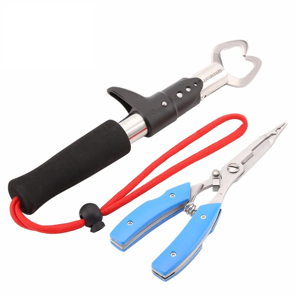 New super SK004 Fishing Tool Set Fishing Grip Gripper & Line Cutters Fishing Pliers with Bag Stainless Steel Fishing Equipment
New super SK004 Fishing Tool Set Fishing Grip Gripper & Line Cutters Fishing Pliers with Bag Stainless Steel Fishing Equipment