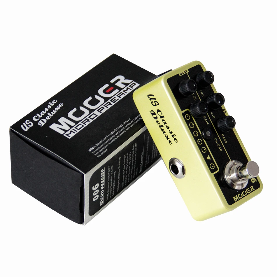 Mooer 006 Classic Deluxe High quality dual channel preamp 2 different modes for footswitch operation guitar effect guitar
Mooer 006 Classic Deluxe High quality dual channel preamp 2 different modes for footswitch operation guitar effect guitar