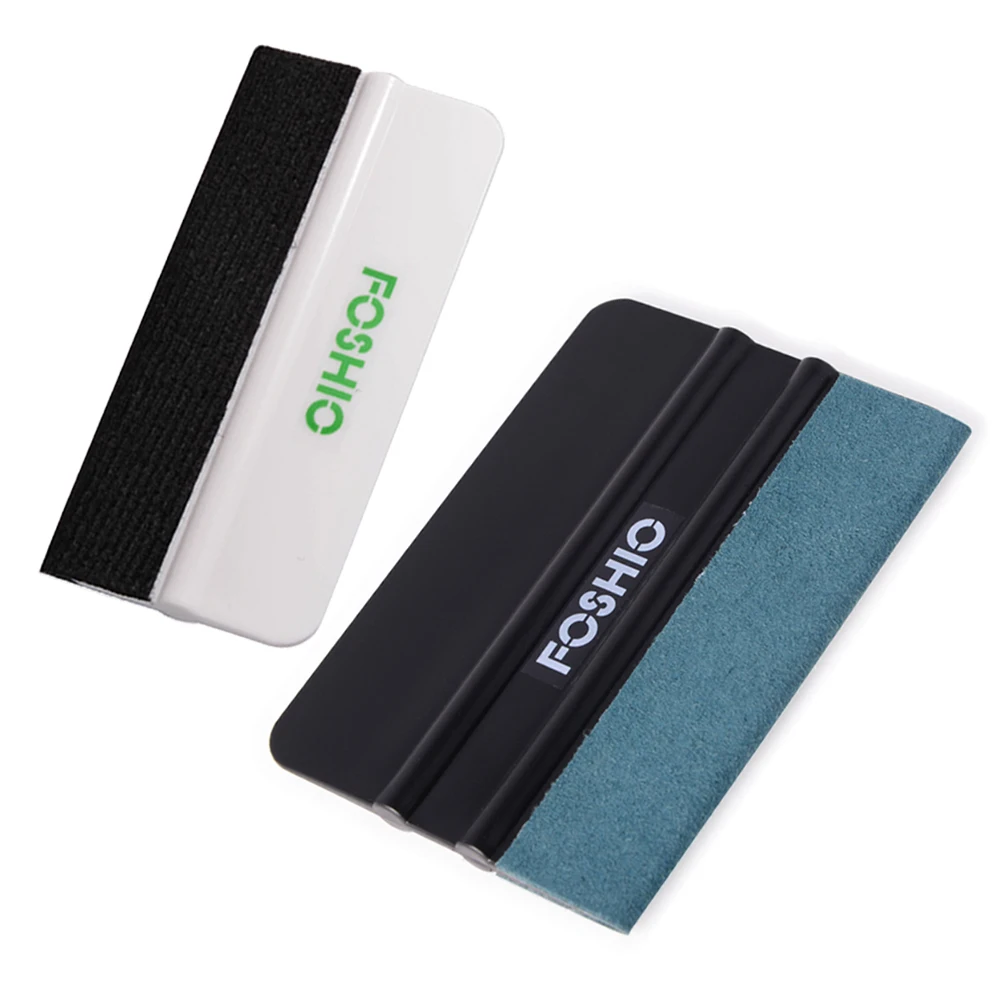 FOSHIO 2pcs Soft Felt Vinyl Car Wrap Squeegee Scraper Old Film Glue Remover Scraper Window Tint Tool Household Cleaning Tools
FOSHIO 2pcs Soft Felt Vinyl Car Wrap Squeegee Scraper Old Film Glue Remover Scraper Window Tint Tool Household Cleaning Tools