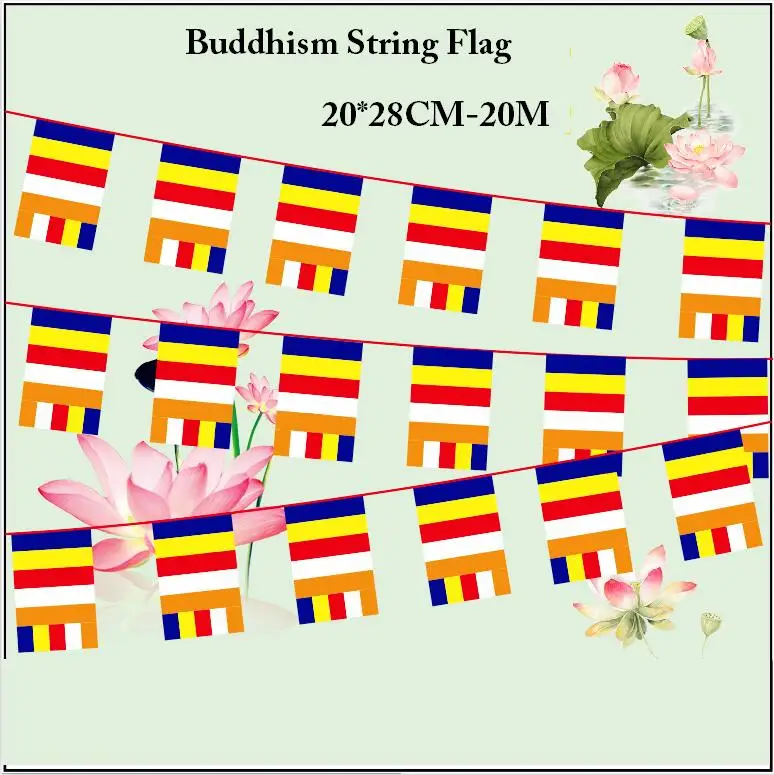 KAFNIK,20 meters 20*28CM Buddhism String Flag Banner Bar For Party Decoration/World Event Carnival Decor,free shipping
KAFNIK,20 meters 20*28CM Buddhism String Flag Banner Bar For Party Decoration/World Event Carnival Decor,free shipping