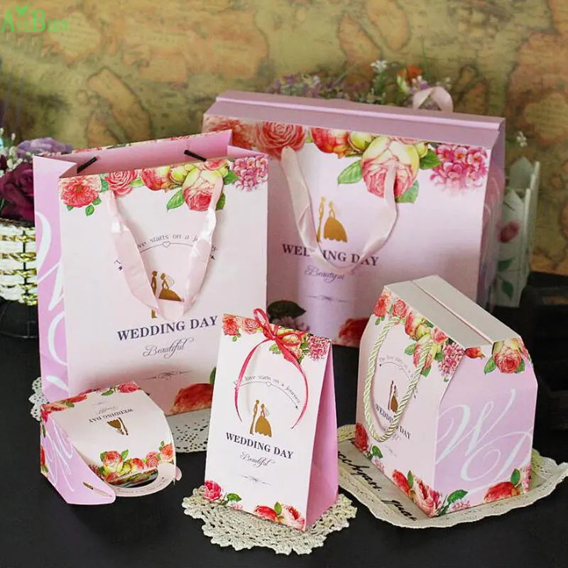 AVEBIEN 10pcs/set Paper Gift Bag With Handle Wedding Event Clothes Shopping Bag Christmas Party Favor Butterfly Flower Gift Wrap
AVEBIEN 10pcs/set Paper Gift Bag With Handle Wedding Event Clothes Shopping Bag Christmas Party Favor Butterfly Flower Gift Wrap