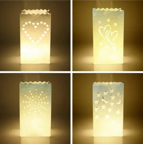 10PCS Wedding Heart Tea Light Holder Luminaria Paper Lantern Candle Bag Home Romantic Wedding Party Decoration Supplies
10PCS Wedding Heart Tea Light Holder Luminaria Paper Lantern Candle Bag Home Romantic Wedding Party Decoration Supplies