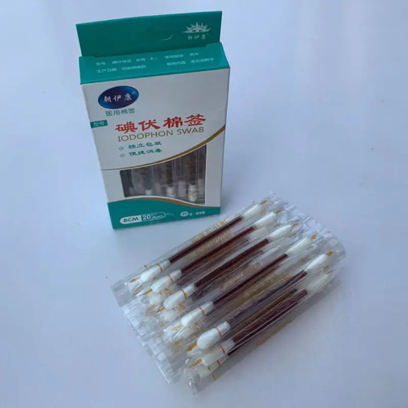 20Pcs Iodophor Cotton Swabs Lodien Disinfecting Solution Portable Outdoor Emergency Small Wound First Aid Rescue Supply
20Pcs Iodophor Cotton Swabs Lodien Disinfecting Solution Portable Outdoor Emergency Small Wound First Aid Rescue Supply