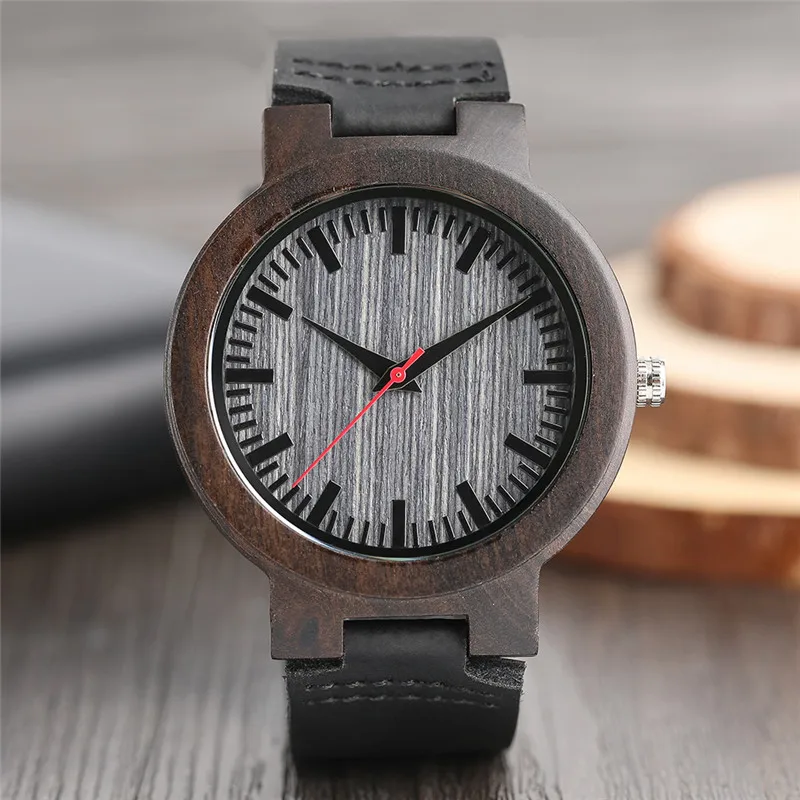Dark Sandalwood Men Women Watch Natural Tree Stripes Dial Stylish Concise Bamboo Wristwatches Cool Ebony Clock Creative Gifts
Dark Sandalwood Men Women Watch Natural Tree Stripes Dial Stylish Concise Bamboo Wristwatches Cool Ebony Clock Creative Gifts