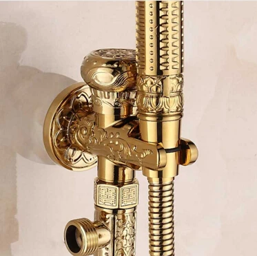 Fashion high quality total brass Gold bathroom bidet faucet set,toilet gun set,bathroom shower faucet set
Fashion high quality total brass Gold bathroom bidet faucet set,toilet gun set,bathroom shower faucet set