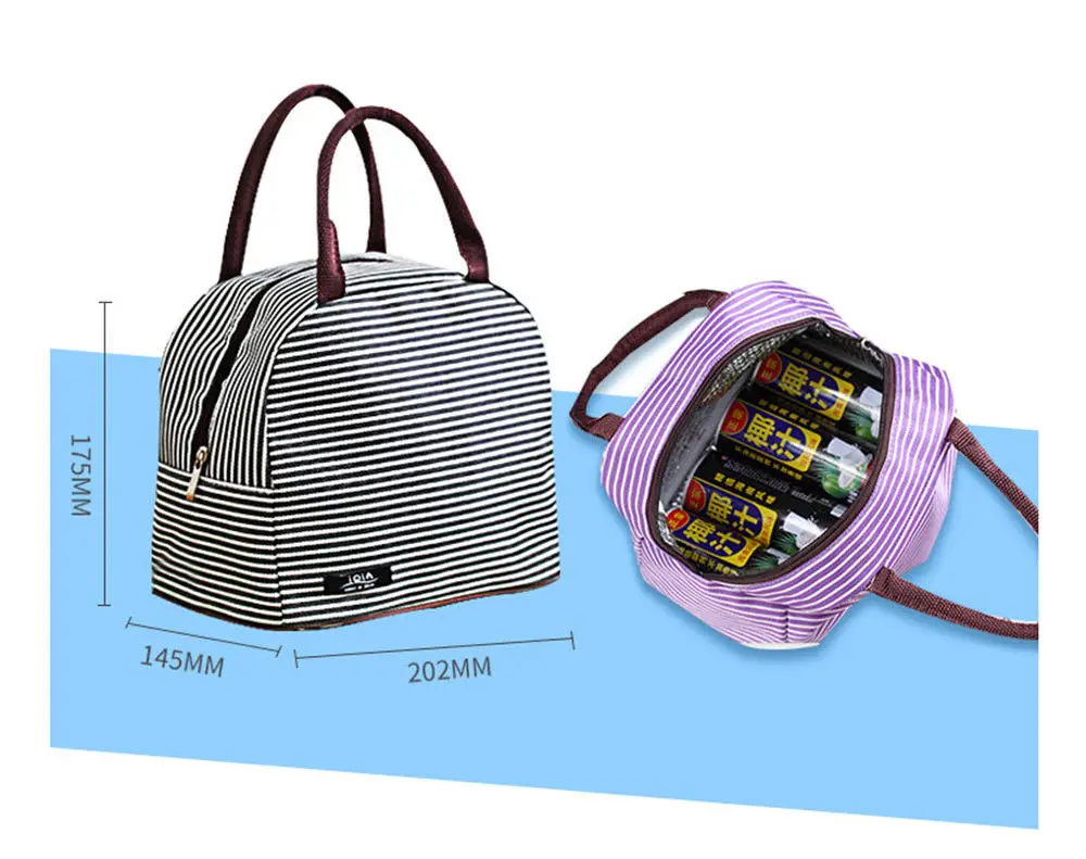 2018 New Style Fashion Portable Insulated Oxford Fabric Cooler Lunch Box Carry Tote Stripe Picnic Storage Bag
2018 New Style Fashion Portable Insulated Oxford Fabric Cooler Lunch Box Carry Tote Stripe Picnic Storage Bag