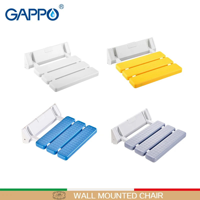 GAPPO Wall mounted chair toilet trainer bathroom ABS folding chairs for children toilet shower folding seats
GAPPO Wall mounted chair toilet trainer bathroom ABS folding chairs for children toilet shower folding seats