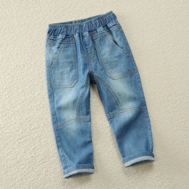 Spring Autunm Baby Boy Jeans Pants Denim Trousers High Quality 100% Cotton Solid Mid Waist Kid Toddler Teen Boy Clothes 2T-12-14
Spring Autunm Baby Boy Jeans Pants Denim Trousers High Quality 100% Cotton Solid Mid Waist Kid Toddler Teen Boy Clothes 2T-12-14