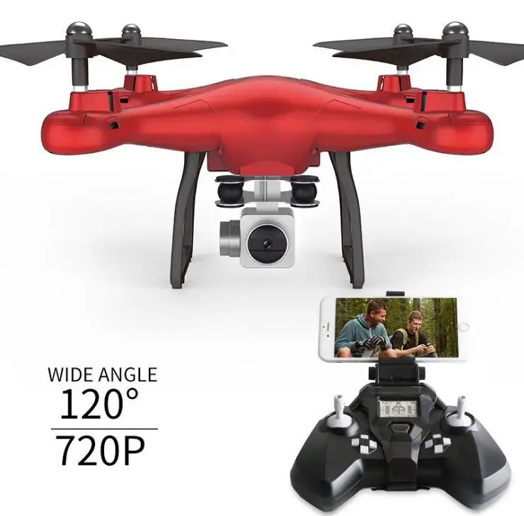 

WIFI FPV real time RC drone S10 2.4G headless attitude hold aerial remote control helicopter with 720P wide camera vs X8SW GW180
