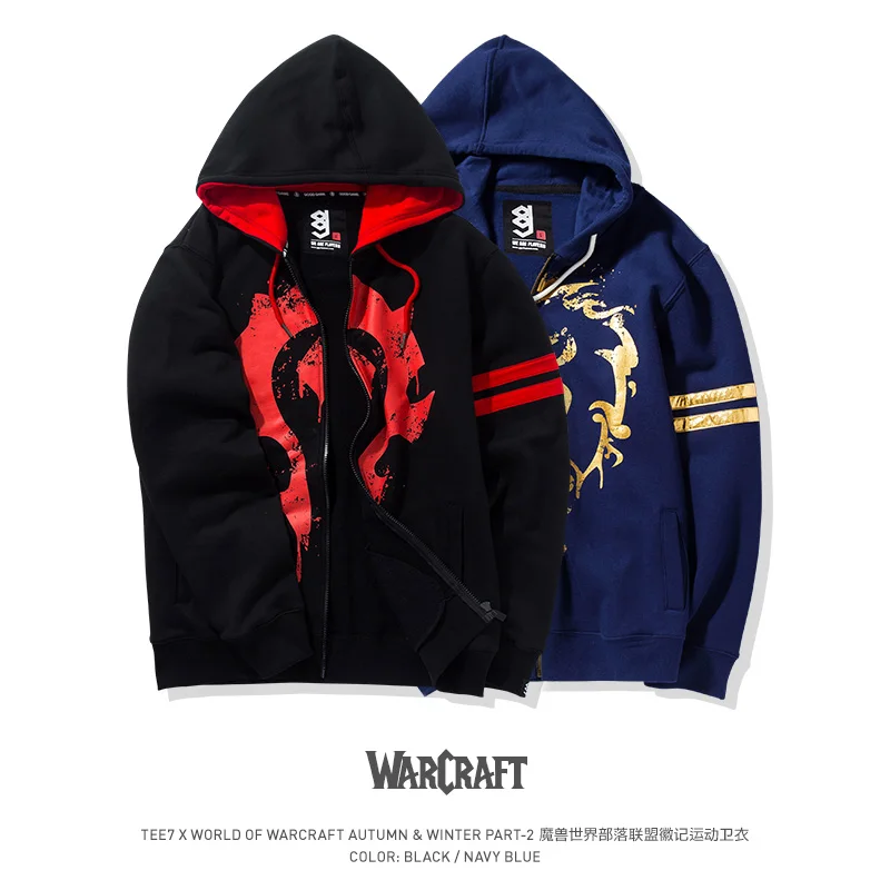 Size M-3XL TEE7 Brand Hoodies Men Print Hot Game WOW Male Hooded Sweatshirt Cotton Thick Jackets Winterjas Mannen Christmas Gift
Size M-3XL TEE7 Brand Hoodies Men Print Hot Game WOW Male Hooded Sweatshirt Cotton Thick Jackets Winterjas Mannen Christmas Gift