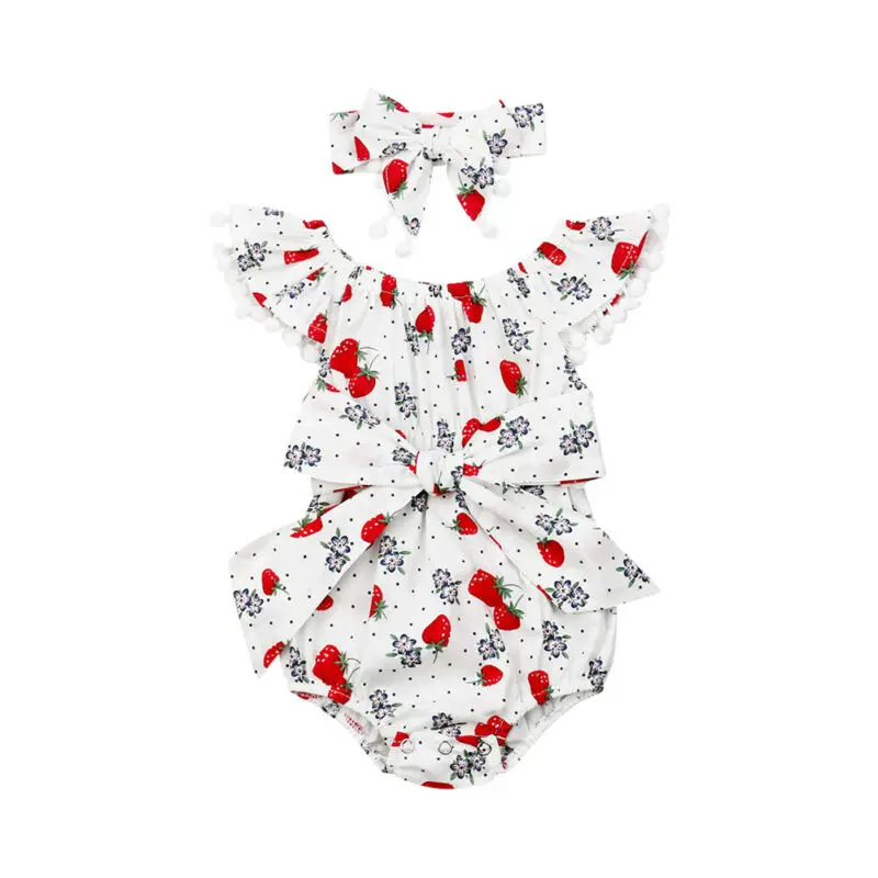 0-18M Newborn Toddler Baby Girls Bodysuits Clothes Short Sleeve Print Jumpsuit Bodysuit Headband Outfits Sunsuit
0-18M Newborn Toddler Baby Girls Bodysuits Clothes Short Sleeve Print Jumpsuit Bodysuit Headband Outfits Sunsuit