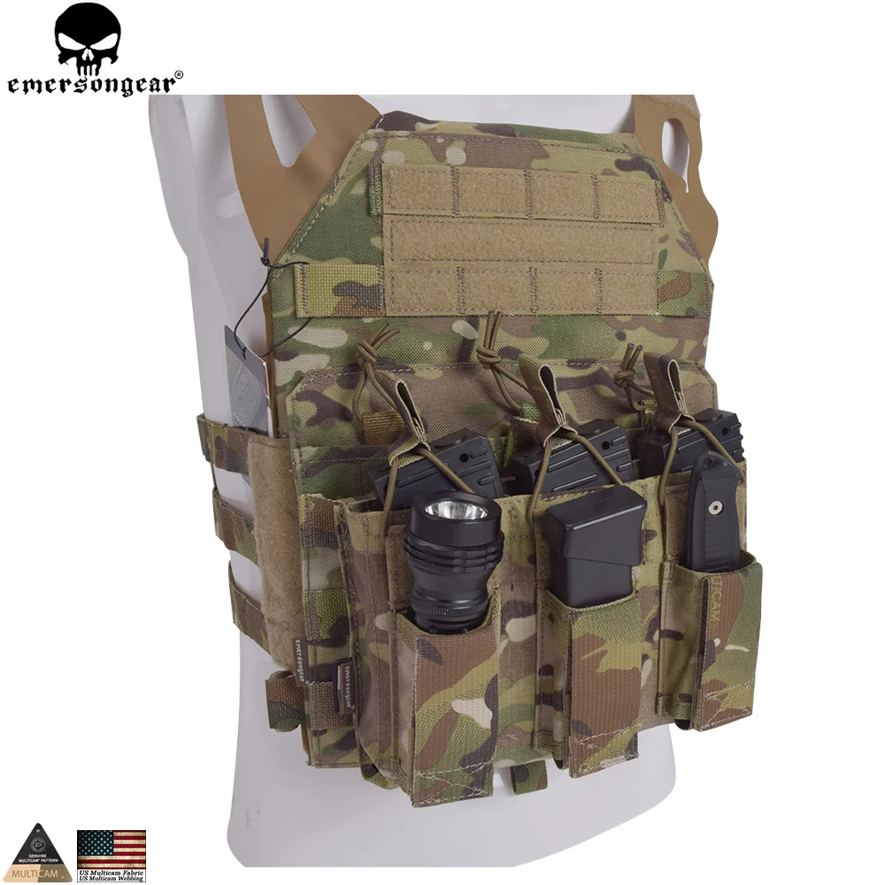 EMERSONGEAR 5 56 тройная с открытым верхом сумка для пистолета страйкбольная военная