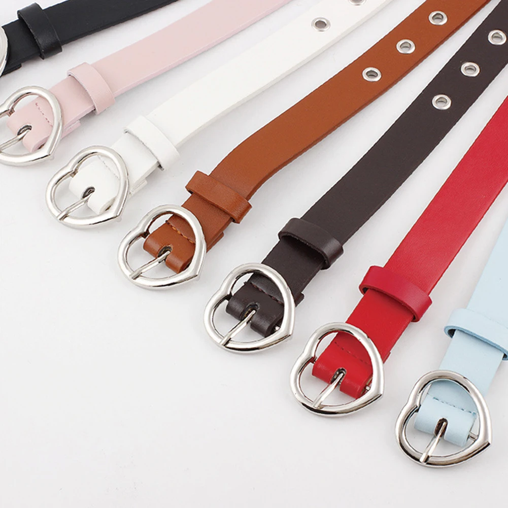 2019 Silver Metal Alloy Heart Buckle Pin Belt Adjustable Hollow Out PU Leather Women Harajuku Solid Color Waist Belts Waistbands
2019 Silver Metal Alloy Heart Buckle Pin Belt Adjustable Hollow Out PU Leather Women Harajuku Solid Color Waist Belts Waistbands