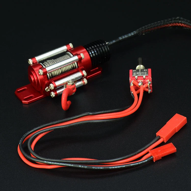 1PC 1/10 Climbing Car Electric Winch 2-3KG Torque 6V-7.2V Metal Winch for 1:10 RC Cars SCX10 D90 RC Cars Upgrade Parts
1PC 1/10 Climbing Car Electric Winch 2-3KG Torque 6V-7.2V Metal Winch for 1:10 RC Cars SCX10 D90 RC Cars Upgrade Parts