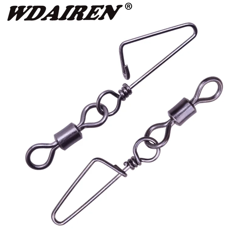 20cs/Lot Strengthen Fishing Connector Pin Bearing Rolling Swivel Stainless Steel With Snap Fishhook Lure Accessorie Tackle
20cs/Lot Strengthen Fishing Connector Pin Bearing Rolling Swivel Stainless Steel With Snap Fishhook Lure Accessorie Tackle