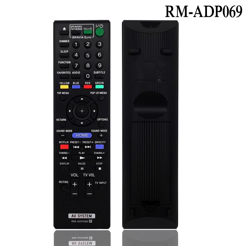Пульт дистанционного RM-ADP069 для Sony BDV-N890W/Z BDV-T57 BDV-F7 HBD-F7 BDV-E280 HBD-T58 BDV-T58 BDV-E580 BDV-E380 система
Пульт дистанционного RM-ADP069 для Sony BDV-N890W/Z BDV-T57 BDV-F7 HBD-F7 BDV-E280 HBD-T58 BDV-T58 BDV-E580 BDV-E380 система