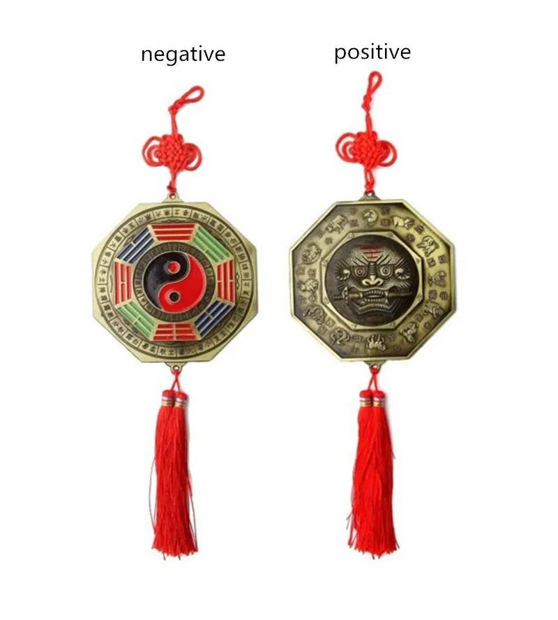 Feng Shui Foo Dog Biting a Sword Bagua Mirror with Chinese Knot Tassel for Office Family Protection
Feng Shui Foo Dog Biting a Sword Bagua Mirror with Chinese Knot Tassel for Office Family Protection