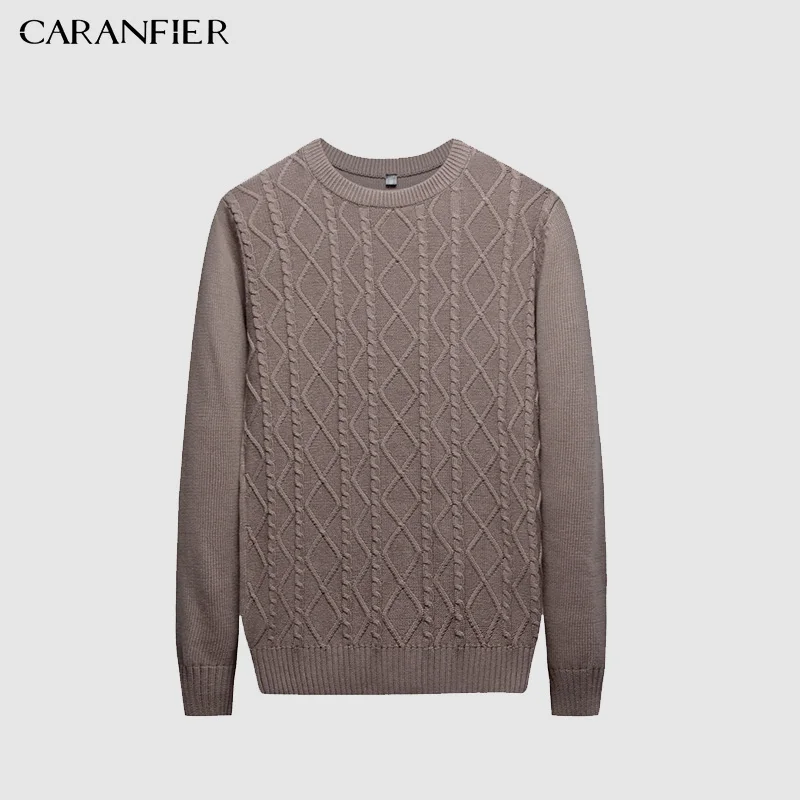 CARANFIER Sweater Men Pullover O-neck Male Brand Casual Slim Sweaters Men Solid Jacquard Hedging Men'S Sweater clothes S-XXL
CARANFIER Sweater Men Pullover O-neck Male Brand Casual Slim Sweaters Men Solid Jacquard Hedging Men'S Sweater clothes S-XXL