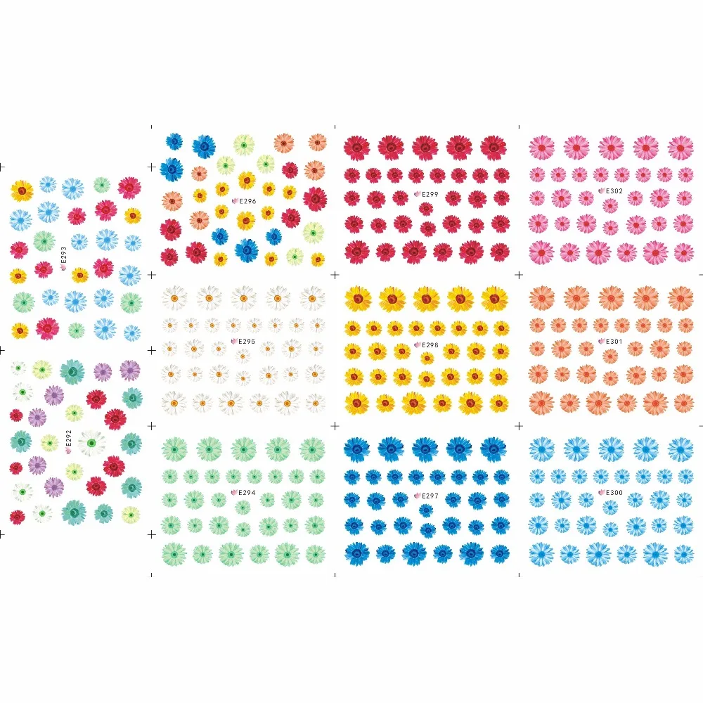 11 PCS / LOT SIMULATION SELF-ADHESIVE 3D NAIL TATTOOS STICKER FLOWER MARGUERITE CHRYSANTHEMUM BIRD E292-302
11 PCS / LOT SIMULATION SELF-ADHESIVE 3D NAIL TATTOOS STICKER FLOWER MARGUERITE CHRYSANTHEMUM BIRD E292-302
