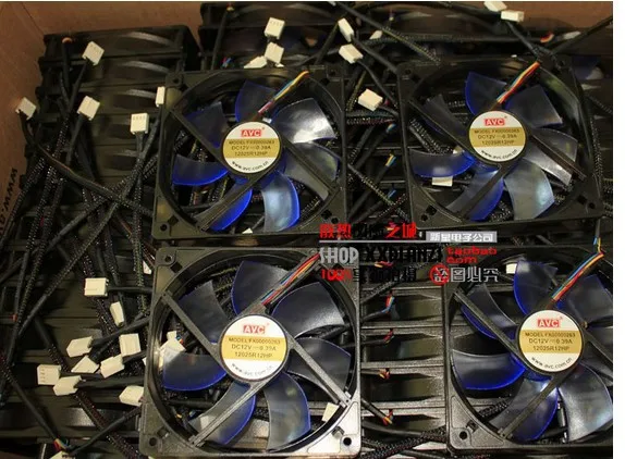 Genuine original AVC 12025 large volume 12cm mute PWM intelligent control of high-end CPU cooling fan
Genuine original AVC 12025 large volume 12cm mute PWM intelligent control of high-end CPU cooling fan
