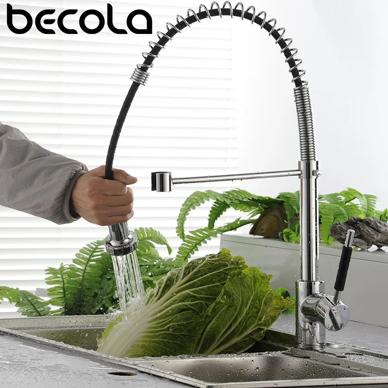 Becola Pull Down пружинный латунный кухонный кран горячий и холодный хром спрей смеситель для воды кран для раковины выдвижной CH-8003
Becola Pull Down пружинный латунный кухонный кран горячий и холодный хром спрей смеситель для воды кран для раковины выдвижной CH-8003