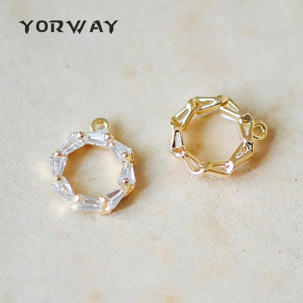 10pcs/Lot CZ Paved Gold Flower Charm Pendants 12x10mm, Real Gold Plated Brass, Tarnish Resistant (GB-323)
10pcs/Lot CZ Paved Gold Flower Charm Pendants 12x10mm, Real Gold Plated Brass, Tarnish Resistant (GB-323)