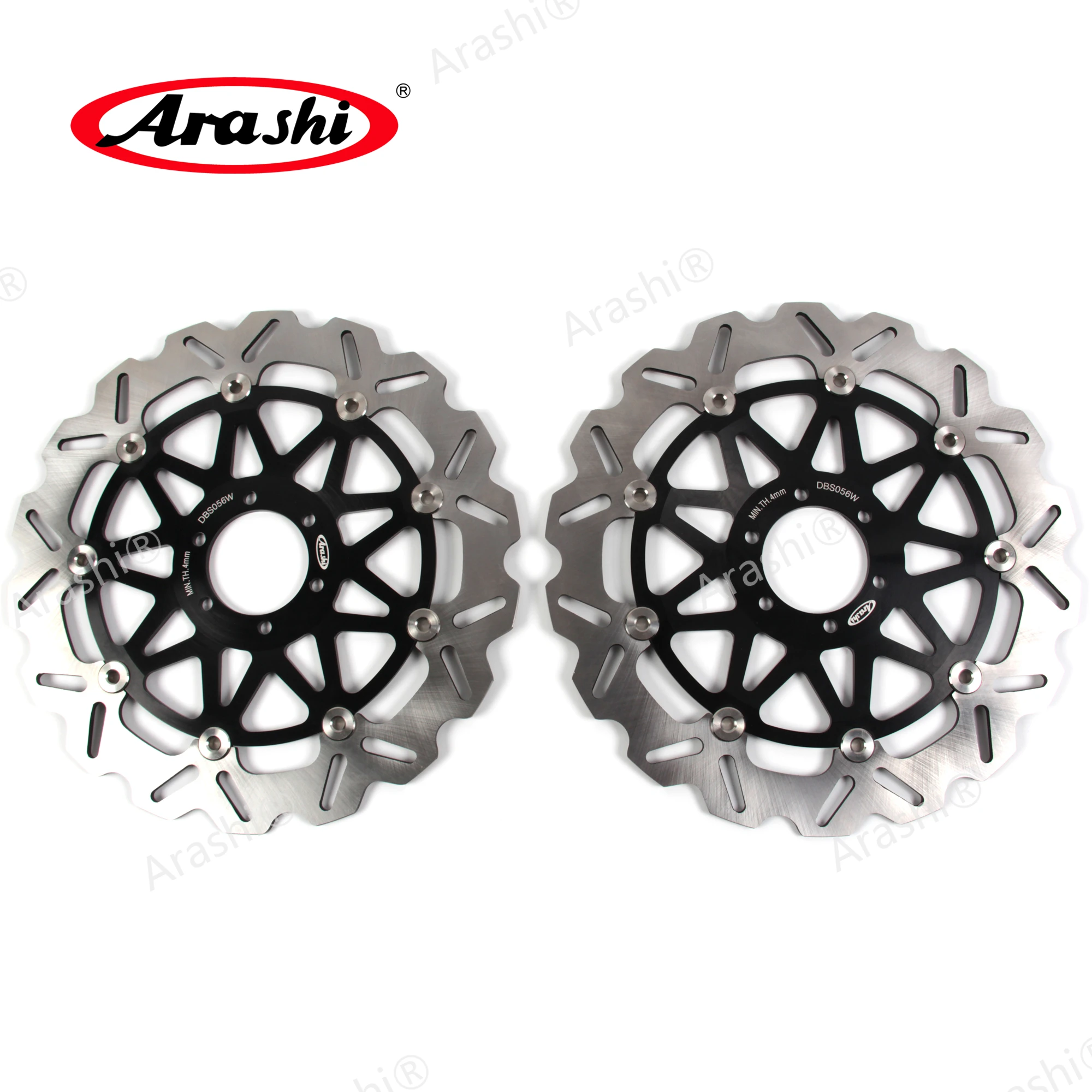 

ARASHI CNC Front Brake Rotors Floating Discs For DUCATI 748 SP 1995 1996 1997 / 748 SPS 1998 1999 Motorcycle Aluminium Disk