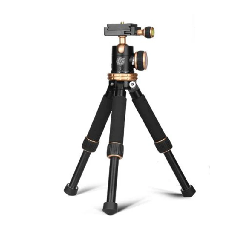 QZSD Q166Z Lightweight Aluminum Alloy Travel Mini Tripod with Ball Head for DSLR Camera Camcorder
QZSD Q166Z Lightweight Aluminum Alloy Travel Mini Tripod with Ball Head for DSLR Camera Camcorder