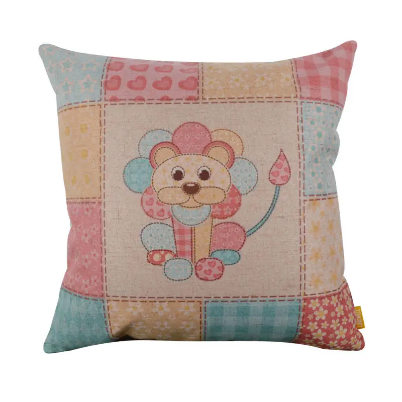 LINKWELL 45x45cm Fashion Flower Lion Animal Cute Linen Cushion Cover Throw Pillow case home for Kid Baby Room
LINKWELL 45x45cm Fashion Flower Lion Animal Cute Linen Cushion Cover Throw Pillow case home for Kid Baby Room