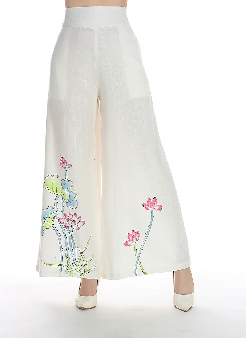 Shanghai Story wide leg pants tang suit female trousers national trend women's chinese style clothes flare trousers 2369
Shanghai Story wide leg pants tang suit female trousers national trend women's chinese style clothes flare trousers 2369