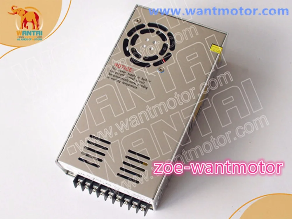 Хорошая мощность! wantai 350,60VDC,9.8A блок питания, соответствующий Nema 23, Nema 34 шаговый двигатель
Хорошая мощность! wantai 350,60VDC,9.8A блок питания, соответствующий Nema 23, Nema 34 шаговый двигатель