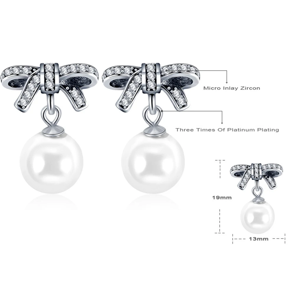 Silver Color Bow Knot Brand Earrings Sparkling CZ Zircon Drop Earring For Women Femme Wedding Jewelry
Silver Color Bow Knot Brand Earrings Sparkling CZ Zircon Drop Earring For Women Femme Wedding Jewelry
