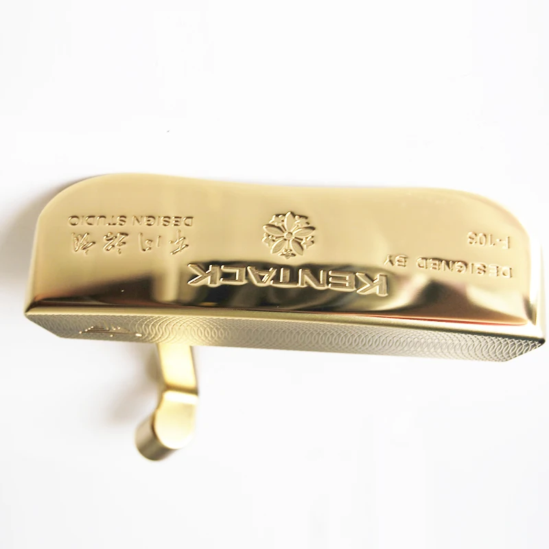 New Cooyute Golf heads KENTACK Golf putter heads gold color Right Handed Golf Clubs head no Clubs shaft Free shipping
New Cooyute Golf heads KENTACK Golf putter heads gold color Right Handed Golf Clubs head no Clubs shaft Free shipping