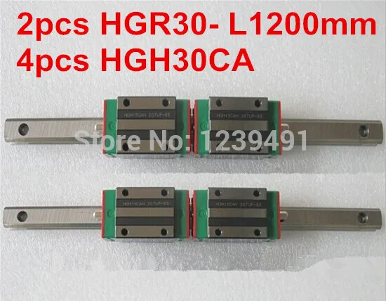 2pcs HIWIN linear guide HGR30 -L1200mm with 4pcs linear carriage HGH30CA CNC parts
2pcs HIWIN linear guide HGR30 -L1200mm with 4pcs linear carriage HGH30CA CNC parts