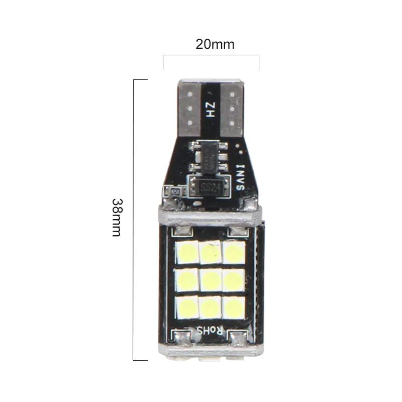 High quality T15 LED car brake light DC 12V auto accessories car turn signal lights 3030 24SMD backup lamp
High quality T15 LED car brake light DC 12V auto accessories car turn signal lights 3030 24SMD backup lamp