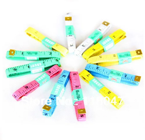 12pcs Body Measuring Ruler Sewing Tailor Tape Measure Soft 1.5M Sewing Ruler Meter Sewing Measuring Tape Random Color
12pcs Body Measuring Ruler Sewing Tailor Tape Measure Soft 1.5M Sewing Ruler Meter Sewing Measuring Tape Random Color
