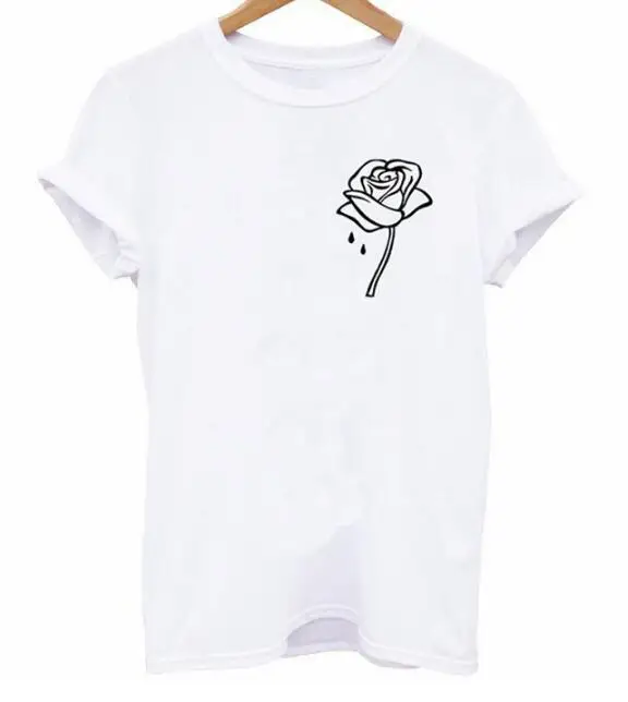 Fashion Summer Kawaii Embroidery Rose Print T Shirts Women Short Sleeve Tops Tees Casual Female Blace T-shirt Lace up
Fashion Summer Kawaii Embroidery Rose Print T Shirts Women Short Sleeve Tops Tees Casual Female Blace T-shirt Lace up