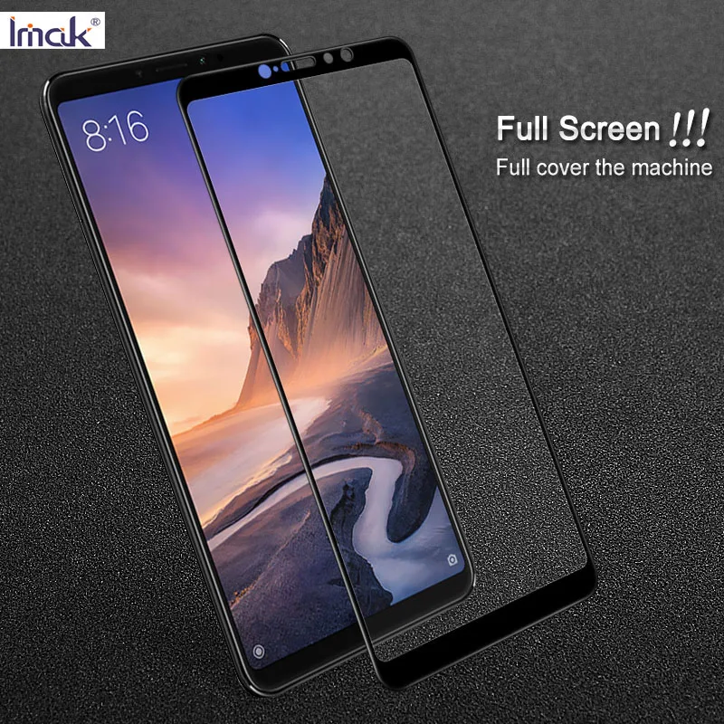 IMAK Стекло Для Сяо mi Max 3 телефон Pro + полный охват Anti explosion закаленное Экран