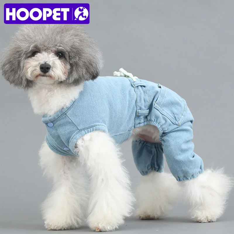 Классическая джинсовая рубашка HOOPET с кошками и собаками джинсовое пальто на